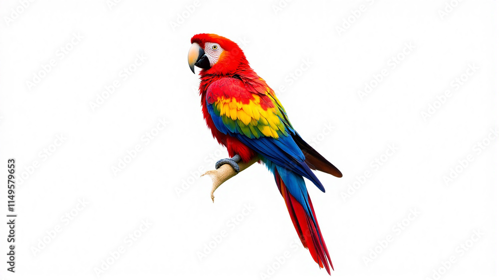 Fototapeta premium blue and yellow macaw