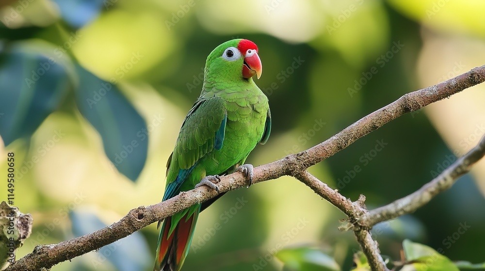 Stunning Anime-Style Red-Billed Green Parrot on a White Transparent Background, Embracing the Fantasy and Vibrant Colors of Japanese Animation. Stunning Anime-Style Red-Billed Green Parrot on a White Transparent Background, Embracing the Fantasy and Vibrant Colors of Japanese Animation.