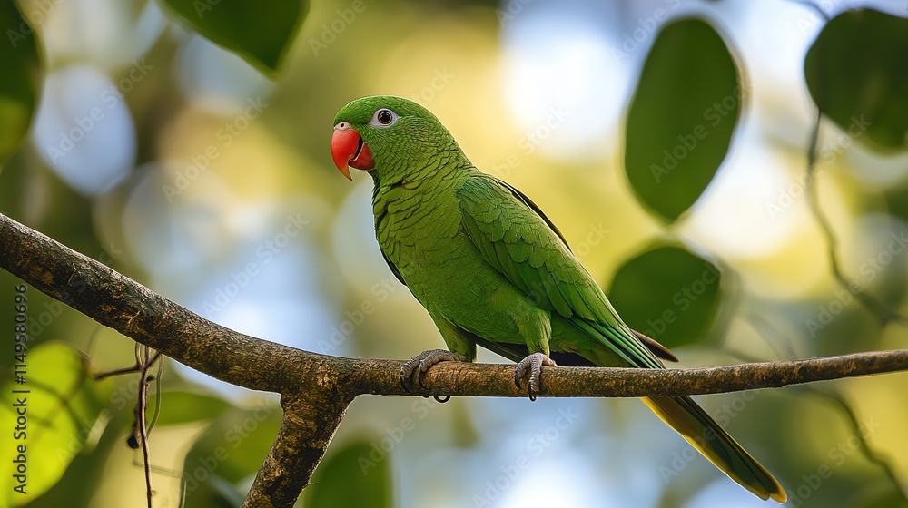 Stunning Anime-Style Red-Billed Green Parrot on a White Transparent Background, Embracing the Fantasy and Vibrant Colors of Japanese Animation. Stunning Anime-Style Red-Billed Green Parrot on a White Transparent Background, Embracing the Fantasy and Vibrant Colors of Japanese Animation.