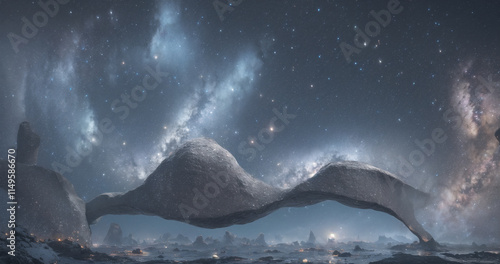snowy mountain landscape
