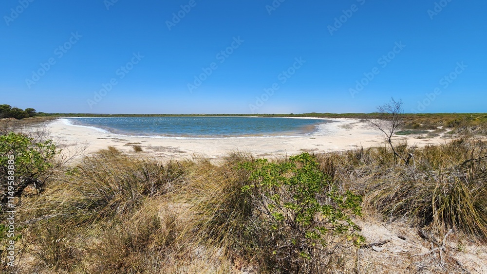Lake Thetis in Cervantes, Western Australia Lake Thetis in Cervantes, Western Australia