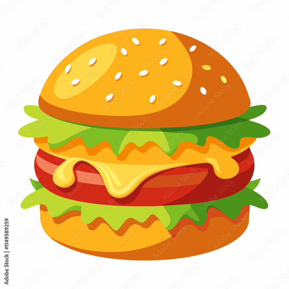 hamburger isolated on white hamburger isolated on white