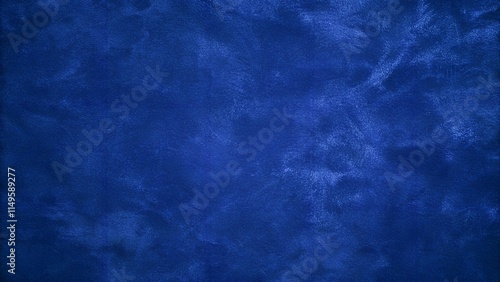 Solid minimalist royal blue velvet texture background