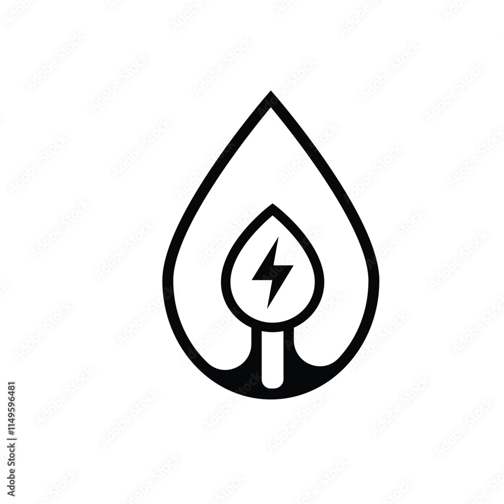 energy icon. water energy. hydroelectric power. Collection of renewable energy, ecology and green electricity icons. Line design style. vector design energy icon. water energy. hydroelectric power. Collection of renewable energy, ecology and green electricity icons. Line design style. vector design