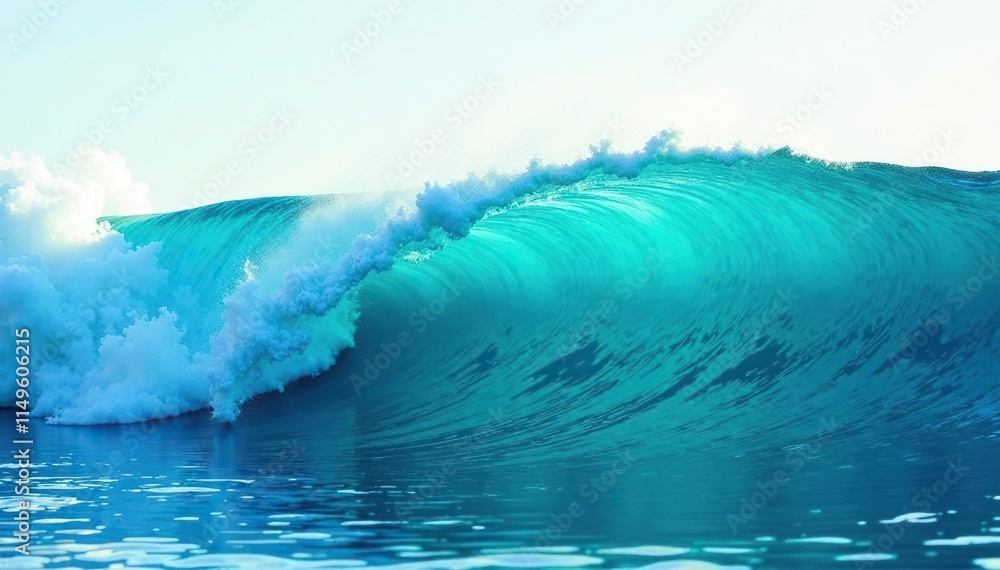 Dynamic abstract wave pattern in shades of blue and green, reminiscent of the movement and energy of a crashing wave, blue, green Dynamic abstract wave pattern in shades of blue and green, reminiscent of the movement and energy of a crashing wave, blue, green