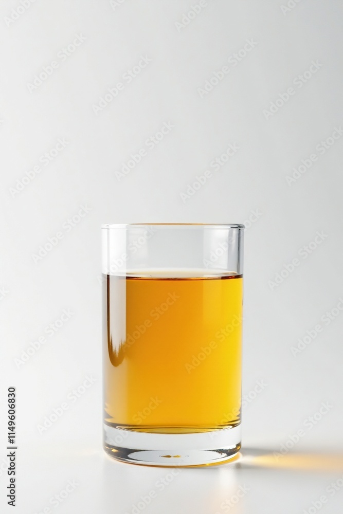 Glass container isolated on a plain white space, decor, empty, isolation Glass container isolated on a plain white space, decor, empty, isolation