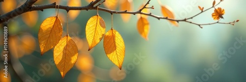 Dried lagurus ovatus in gentle breeze hanging from twigs, botanical, lagurus ovatus, hangings photo