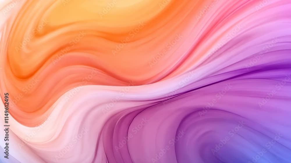 Abstract Colorful Background with Soft Waves and Flowing Patterns Abstract Colorful Background with Soft Waves and Flowing Patterns