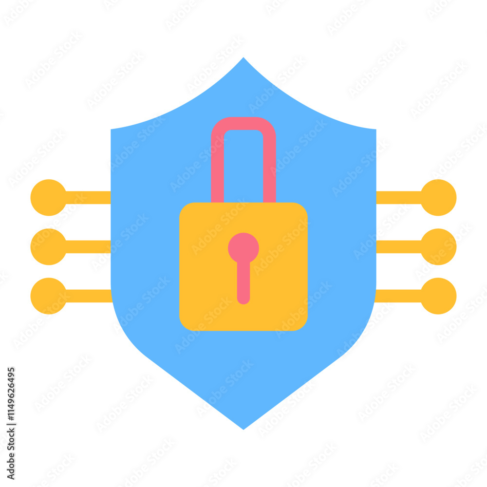 Data Breach Coverage Icon Data Breach Coverage Icon