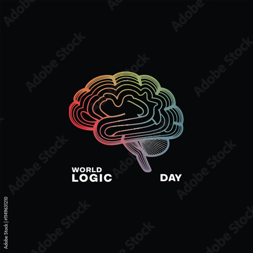 world logic day concept, banner, poster