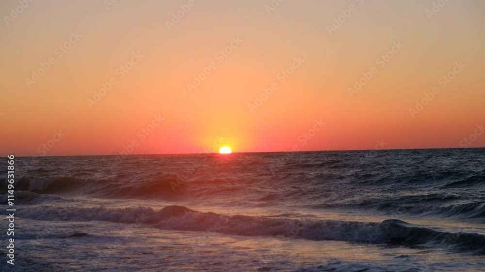 sunset over the sea sunset over the sea