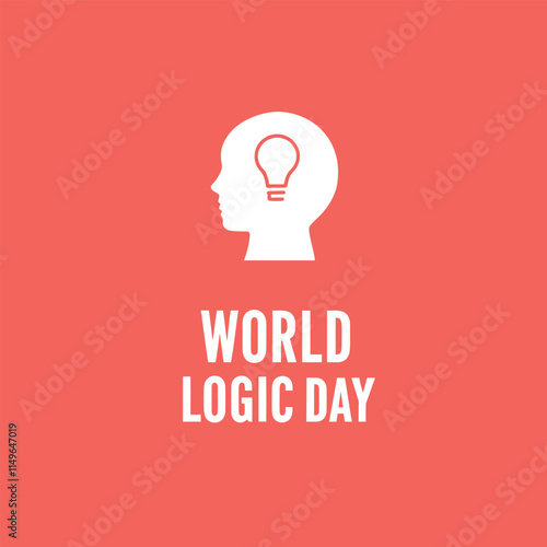 world logic day concept, banner, poster