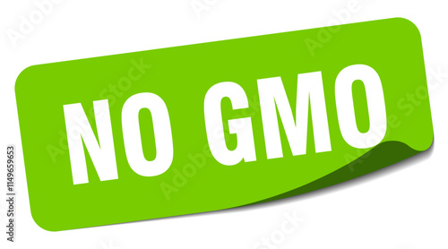 NO GMO sticker