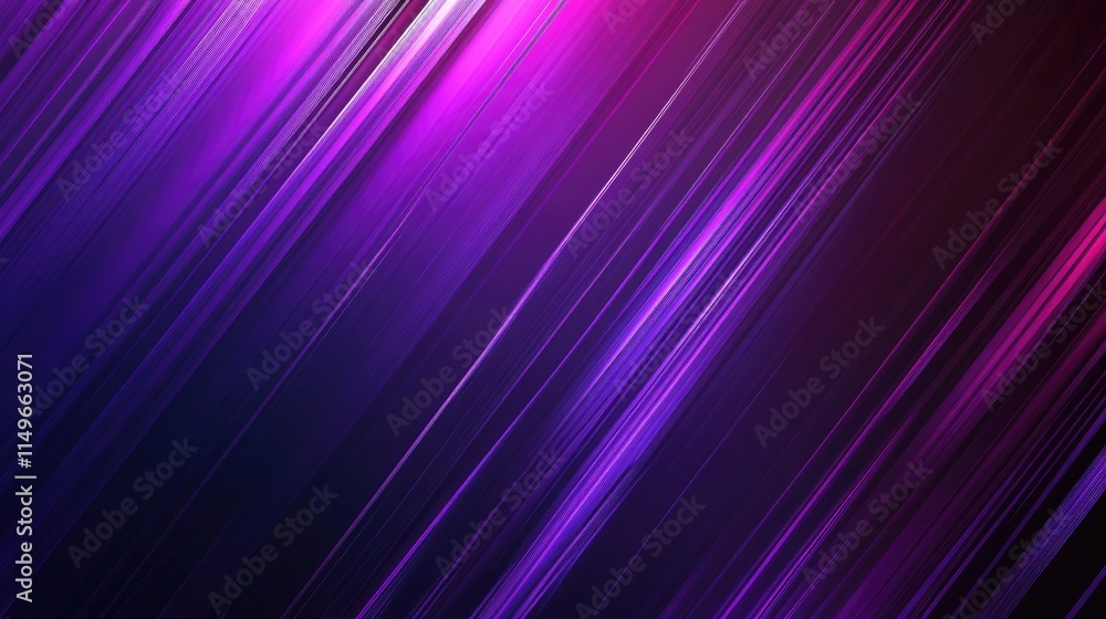 Fototapeta premium Vibrant Purple and Pink Light Rays Abstract Background Design