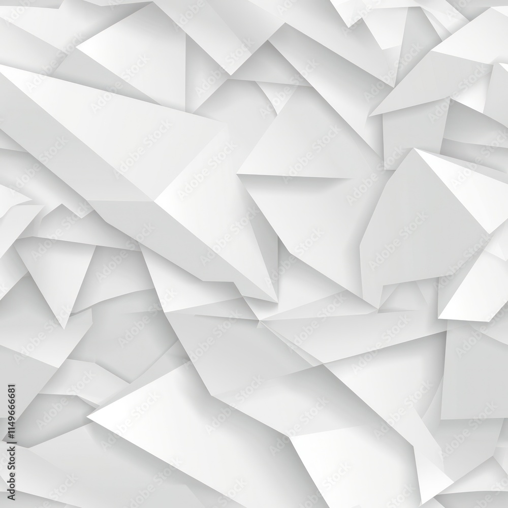 Obraz premium white geometry grey illustration seamless pattern