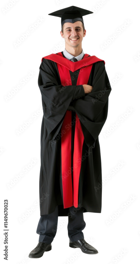 PNG Happy british man graduation student adult.