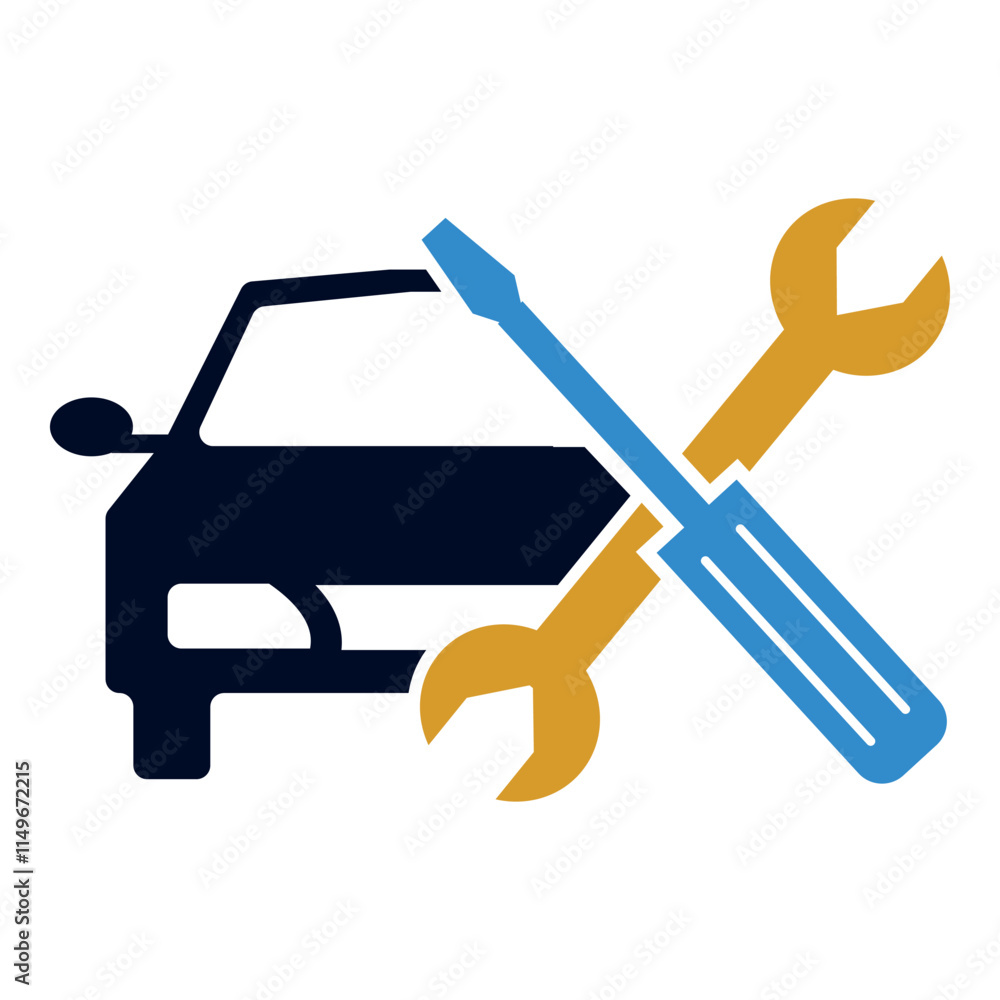 Car service icon, car repair icon, colorful car service, auto repair and maintenance icon vector in trendy flat style illustration isolated on white background. Car service icon, car repair icon, colorful car service, auto repair and maintenance icon vector in trendy flat style illustration isolated on white background.