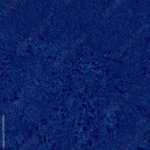 carpet blue contour vector illustration. Top view