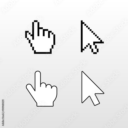 Collection of mouse cursor icons