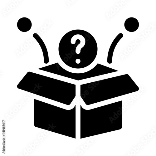 surprise glyph icon