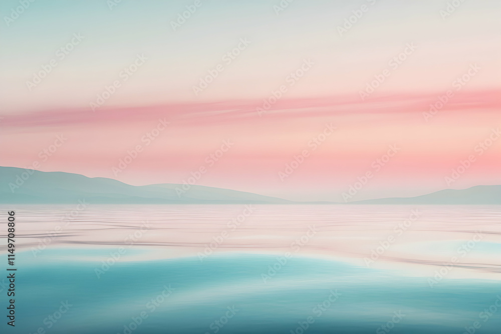 A serene abstract background with soft pastel waves and gradient colors, ideal for app and product design, offering a calm, modern aesthetic