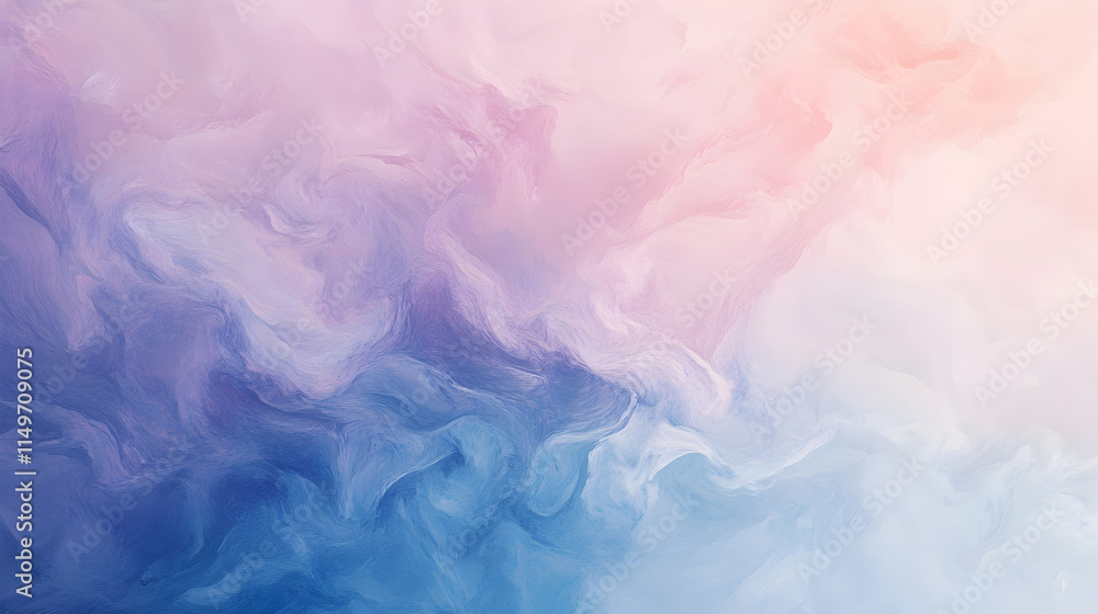 A soft gradient abstract background blending pastel hues of pink, blue, and lavender, creating a calming and serene visual A soft gradient abstract background blending pastel hues of pink, blue, and lavender, creating a calming and serene visual