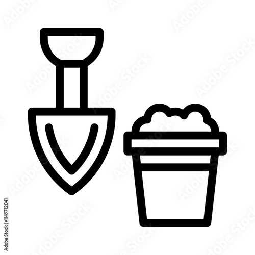 Gardening line icon