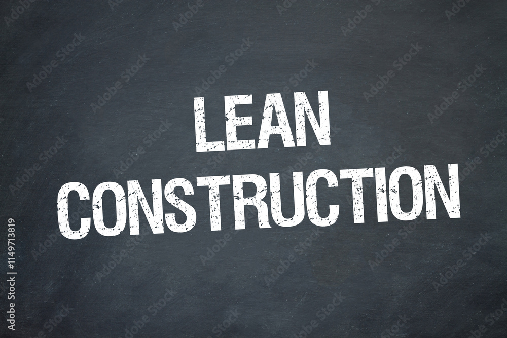 Obraz premium Lean Construction 