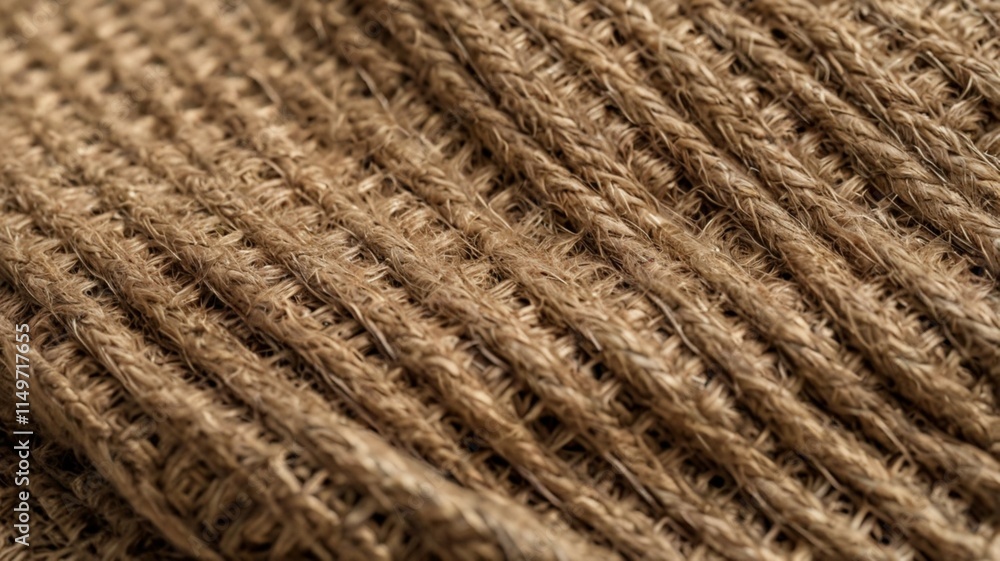 Closeup shot of a Jute with its intricate weaving pattern Closeup shot of a Jute with its intricate weaving pattern
