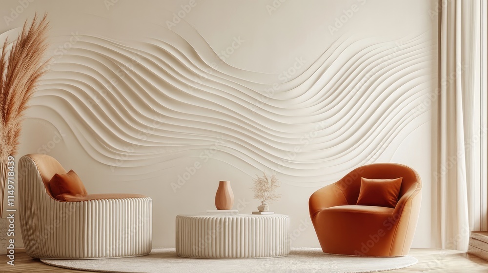 A calming 3D wallpaper with soft, swirling line art on a light background, offering a soothing and contemporary aesthetic. A calming 3D wallpaper with soft, swirling line art on a light background, offering a soothing and contemporary aesthetic.