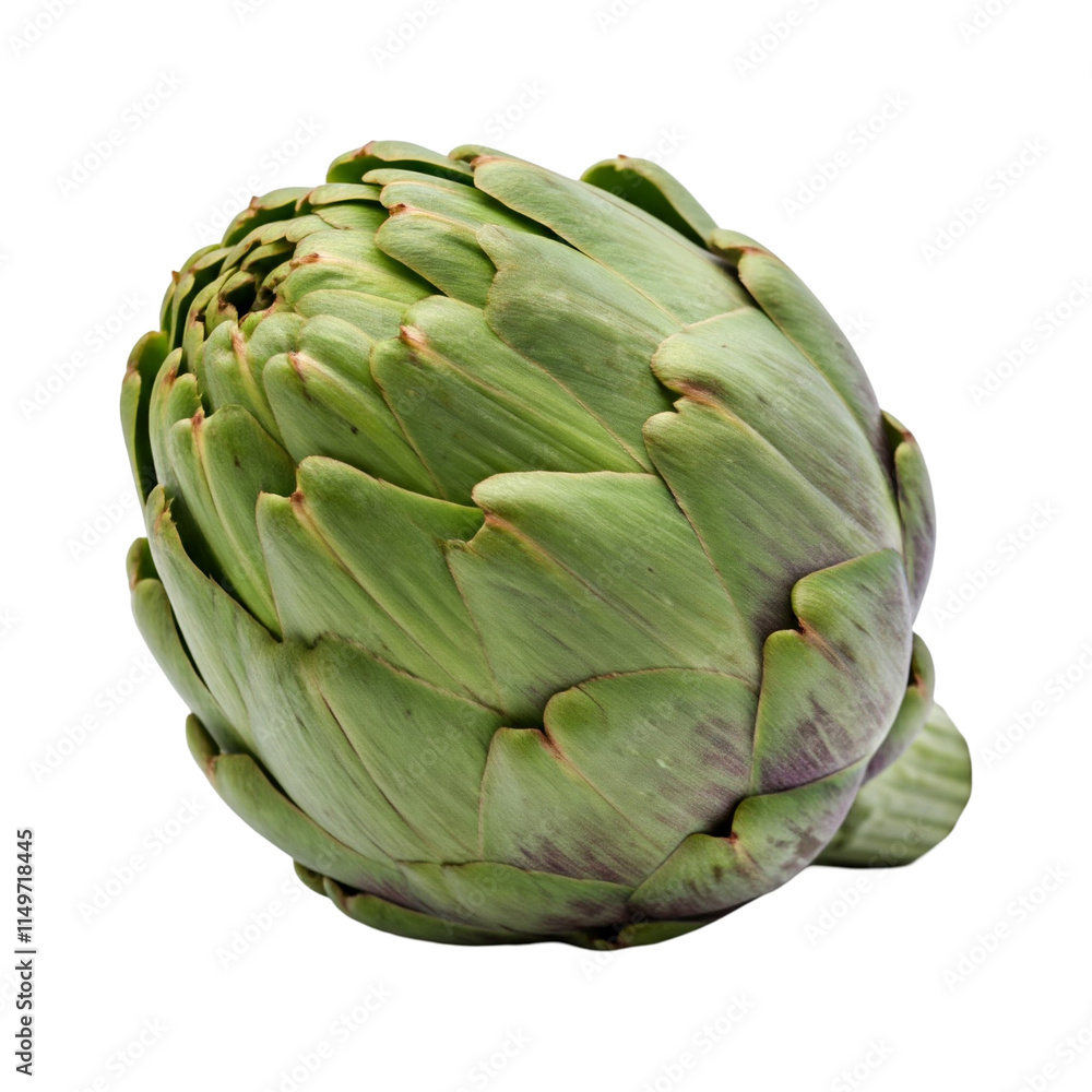 Obraz premium A freshly plucked artichoke