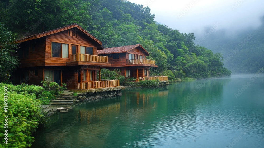 Misty Morning Lakeside Cabins Misty Morning Lakeside Cabins