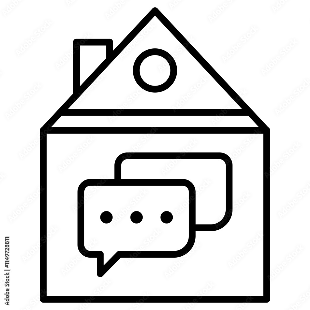 House Chat Icon House Chat Icon