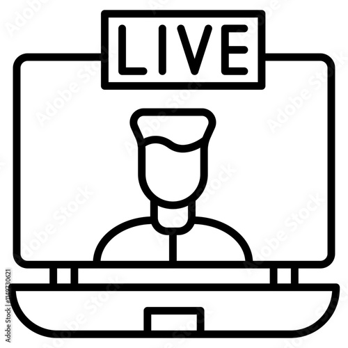 User Live Streaming Icon