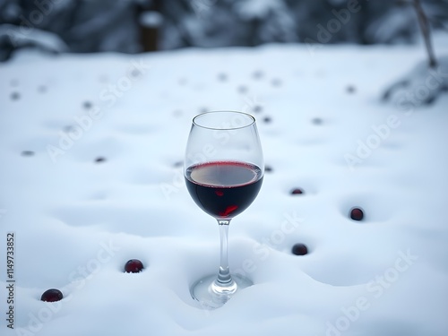 red wine in a glass