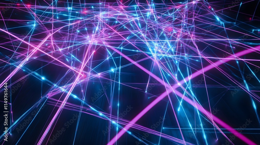 Illuminated digital connections virtual space abstract visualization futuristic environment high-tech perspective Illuminated digital connections virtual space abstract visualization futuristic environment high-tech perspective