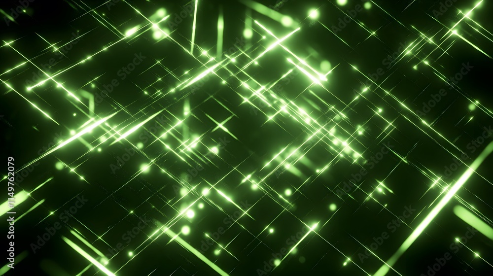 Dynamic green light patterns abstract background digital art high-tech environment close-up view visual concept Dynamic green light patterns abstract background digital art high-tech environment close-up view visual concept