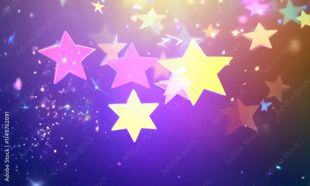 Abstract motion background shining colorful particles. Shimmering Glittering Particles With Bokeh Abstract motion background shining colorful particles. Shimmering Glittering Particles With Bokeh