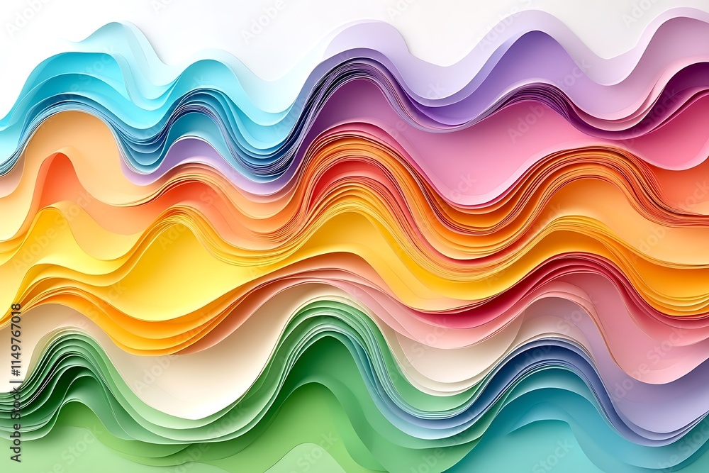 Professional Paper Cut Style Background for Presentations Professional Paper Cut Style Background for Presentations