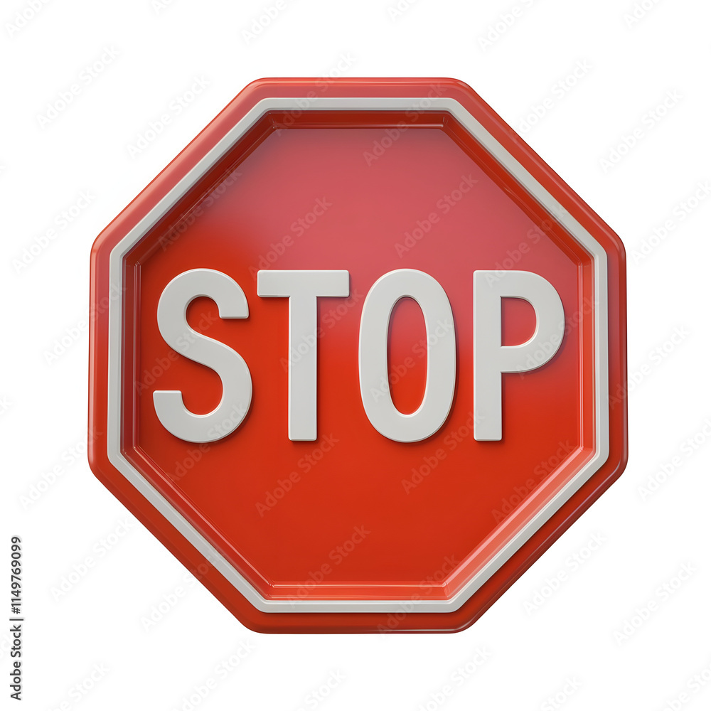 stop sign isolated on white background stop sign isolated on white background