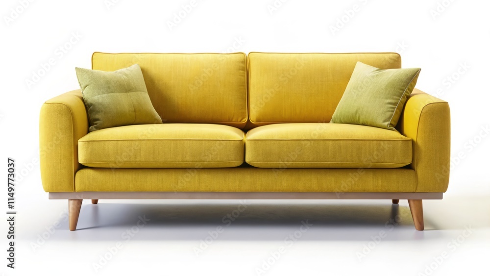 Isolated Sofa Medium Shot - Furniture Photography, Home Decor, Living Room, Cozy Seating, Interior Design Isolated Sofa Medium Shot - Furniture Photography, Home Decor, Living Room, Cozy Seating, Interior Design