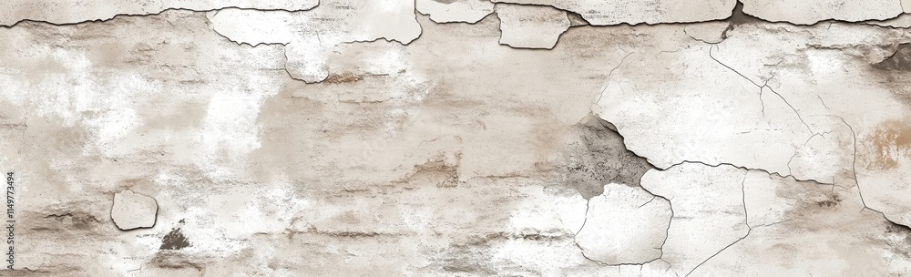 Fototapeta premium Cracked and Weathered Wall Texture