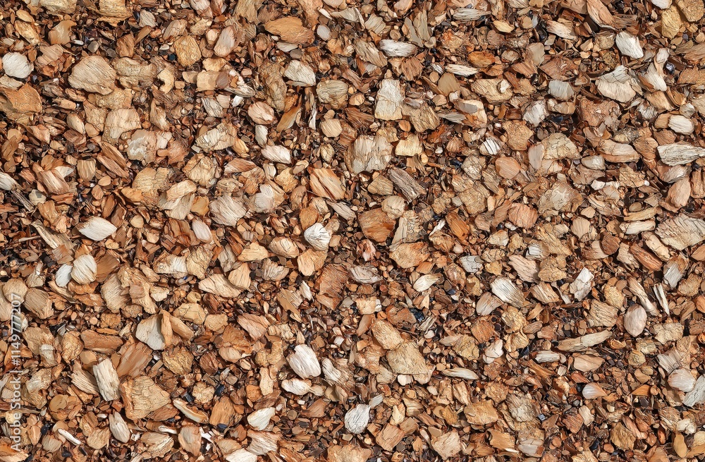 Wood Chip Mulch Texture Background Wood Chip Mulch Texture Background