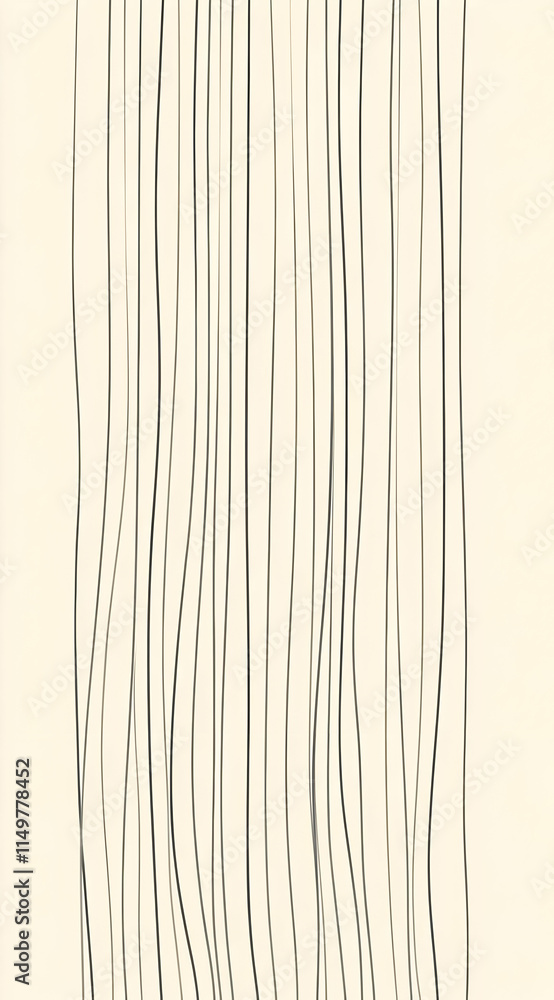 Obraz premium Abstract illustration featuring vertical lines on a light background.
