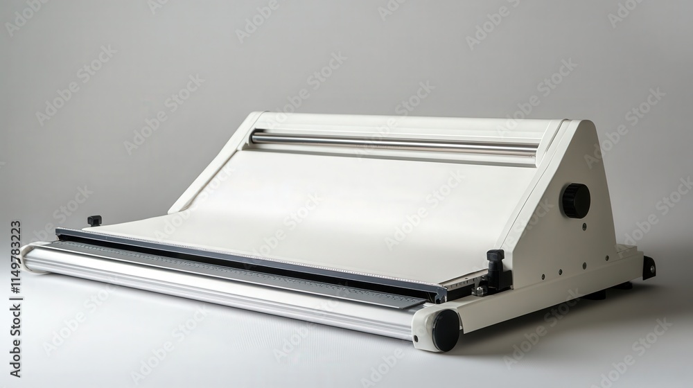 A versatile paper cutter with interchangeable blades, offering a range of options for different cutting needs. A versatile paper cutter with interchangeable blades, offering a range of options for different cutting needs.