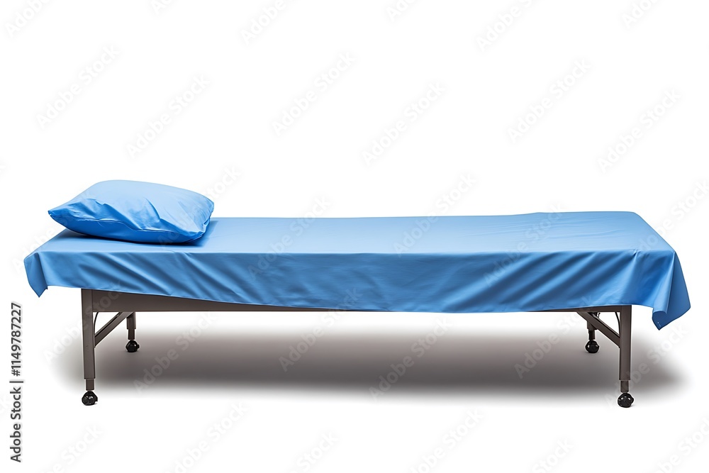 Hospital Bed Isolated. 3D rendering Hospital Bed Isolated. 3D rendering