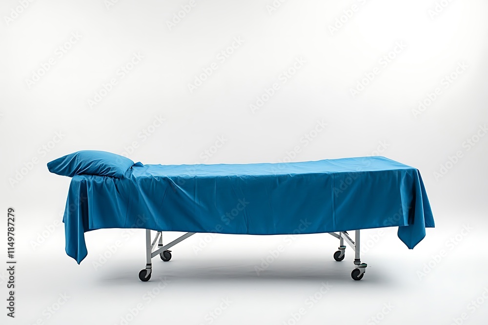 Hospital Bed Isolated. 3D rendering Hospital Bed Isolated. 3D rendering