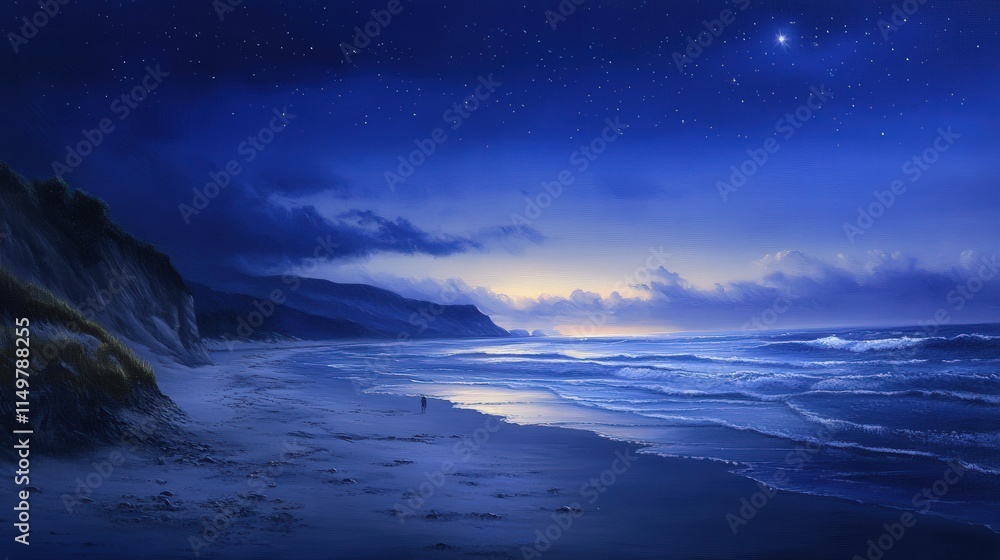 peaceful evening walk along a quiet beach, where travelers enjoy the soft sound of the waves and the cool breeze as the stars begin to twinkle in the sky. peaceful evening walk along a quiet beach, where travelers enjoy the soft sound of the waves and the cool breeze as the stars begin to twinkle in the sky.