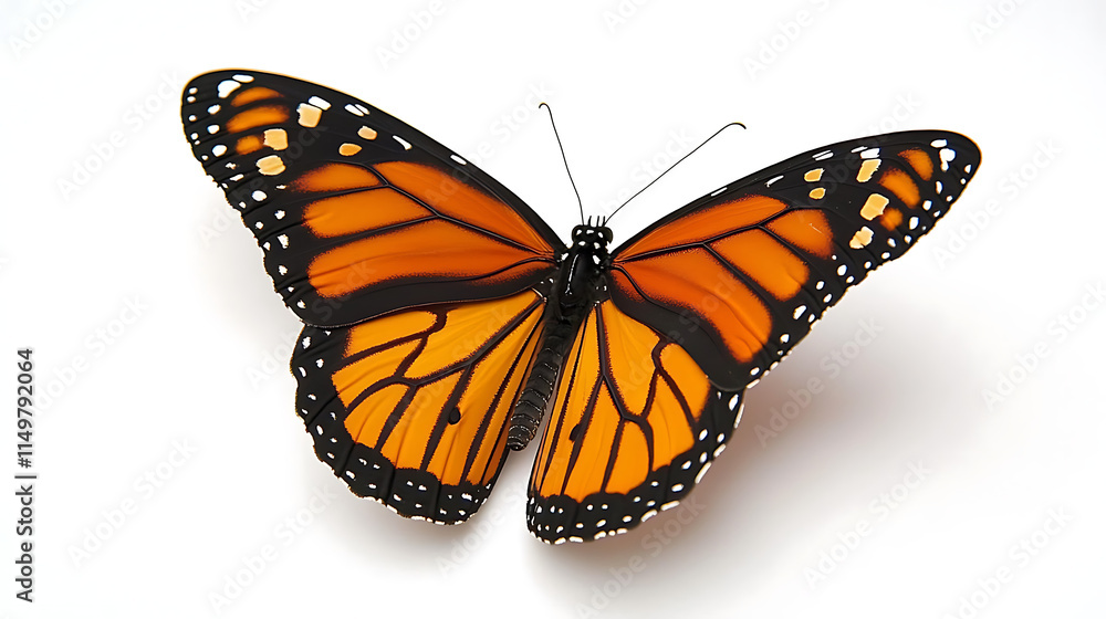 Fototapeta premium Monarch Butterfly Wings Open 