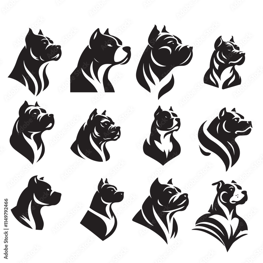 Obraz premium Unique and Striking Dog Illustration for Your Project